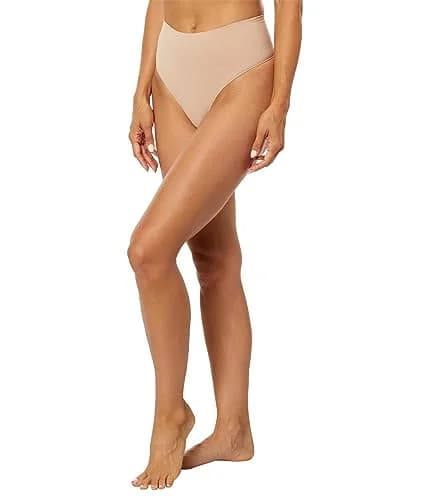SPANXshape ExtraOrdinary Thong in Toasted Oatmeal XS | Comfortable Support & Seamless Fit thumbnail 2