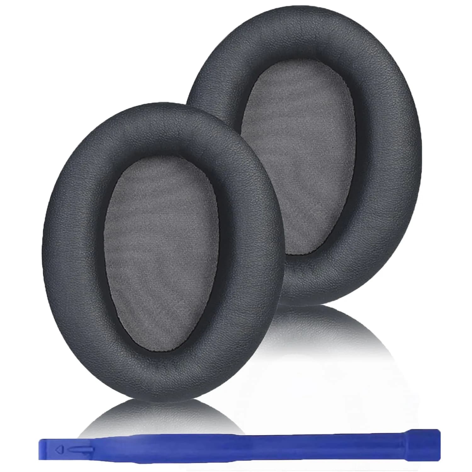 Adhiper Mesh Ear Pads for Sony WH-CH720N WH-CH710N, Black & Purple Edition | Breathable Comfort & Enhanced Sound — Titanium Gray