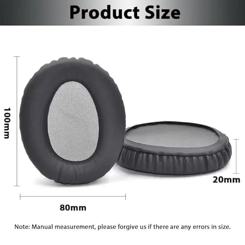 Adhiper Earpads for Sony WH-CH700N WH-CH710N WH-CH720N Headphones - Titanium Gray | Premium Protein Leather & Memory Foam Replacement thumbnail 4