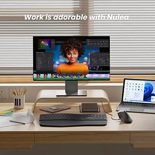Nulea M504 Wired Vertical Mouse with RGB Lighting | 3200 DPI Optical Sensor thumbnail 7