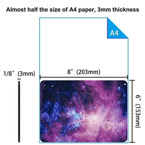 Audimi Small Mouse Pad 6 x 8 Inch | Thick, Washable & Portable for Laptop & Travel thumbnail 2