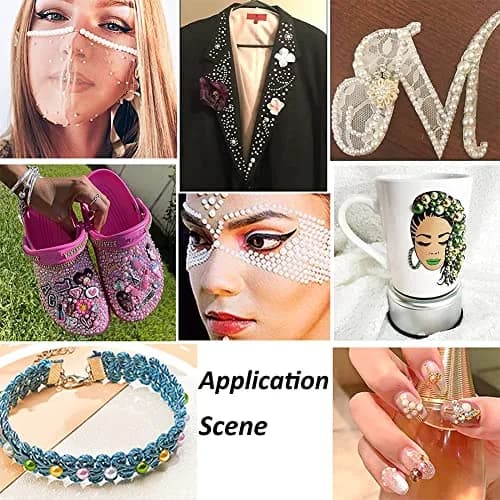 BLAAROOM Half Pearls for Crafts 2mm-10mm | Flatback DIY Nail Art & Jewelry (70-120 chars) thumbnail 6
