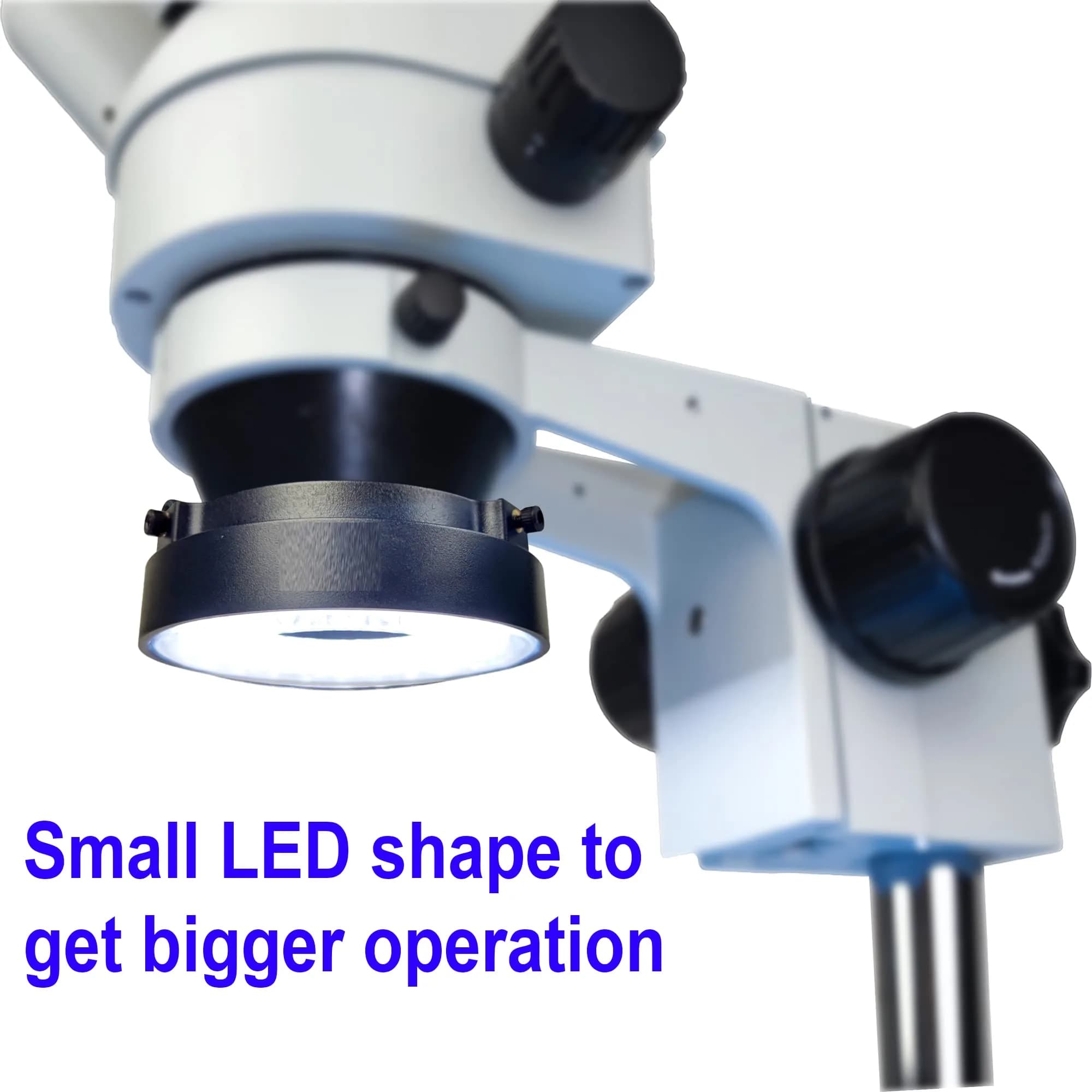 Gringoo Microscope LED Ring Light Illuminator USB 5V 144 LED 4 Zone RGB 62mm Inner Diameter | Adjustable Brightness & Color Temperature - view 5