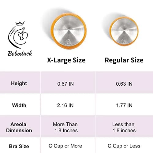 Boboduck 999 Silver Nipple Shields for Nursing Newborn | Standard Size thumbnail 6