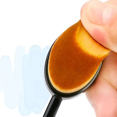 UNIMEIX Blending Brush Set for Card Making 6 Pack Brown | Soft Nylon & Plastic Handle thumbnail 5