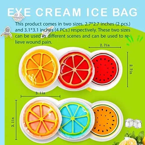Couleurs Kids Ice Pack Gel Cooling Pad 2-Pack (14.4cm x 16cm x 1.3cm) | Reusable Hot & Cold Therapy for Children thumbnail 7