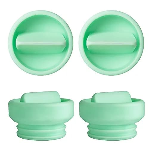 NENESUPPLY Duckbill Valves for Elvie Stride Pump Parts - 4pc Green Silicone | BPA-Free, Medical Grade thumbnail 1