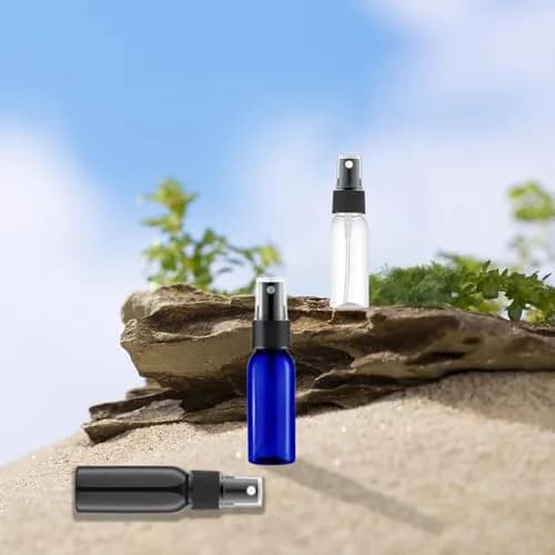 Lil Ray Amber Plastic Spray Bottle 30ml (1 Oz) | 12-Pack Travel Size Fine Mist Sprayer thumbnail 6