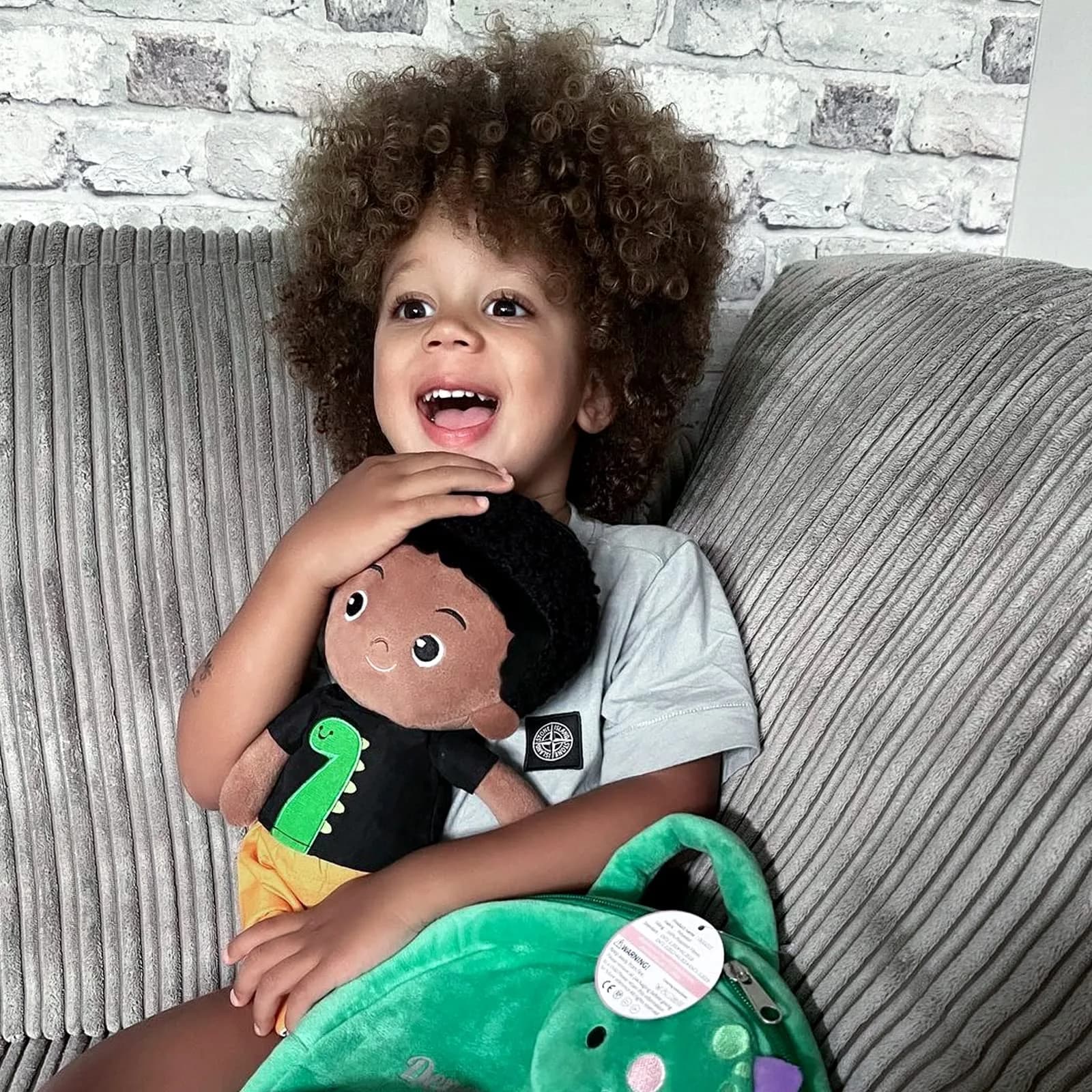 OUOZZZ D-aiden01 Dinosaur Baby Doll 33cm (13 Inch) | Safe & Soft Plush Toy for Toddlers - view 8