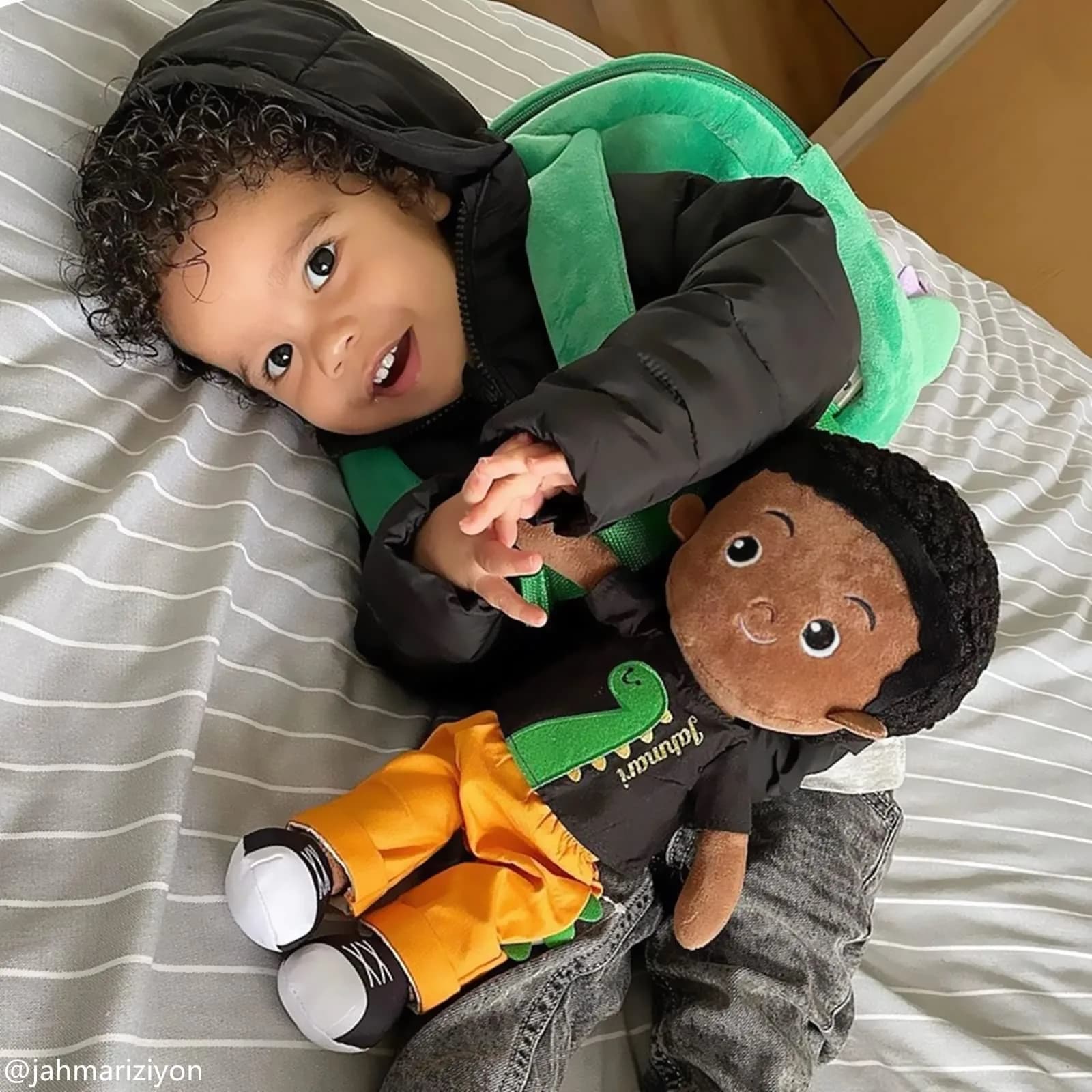 OUOZZZ D-aiden01 Dinosaur Baby Doll 33cm (13 Inch) | Safe & Soft Plush Toy for Toddlers - view 2