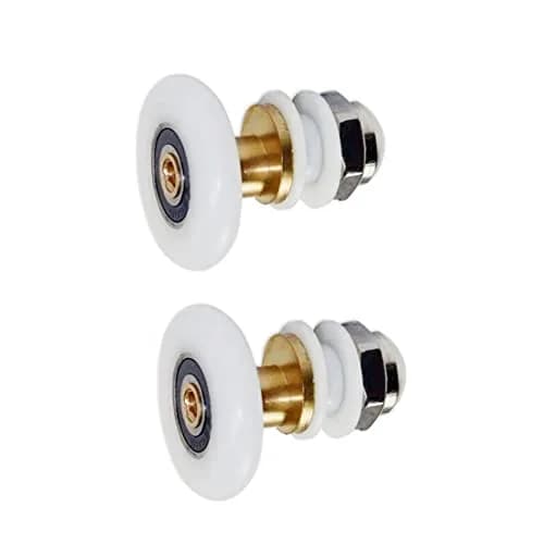 GDQLCNXB Shower Door Rollers 25mm Diameter (4-Pack) | Ultra-Quiet Sliding Pulleys for 4-6mm Glass thumbnail 2