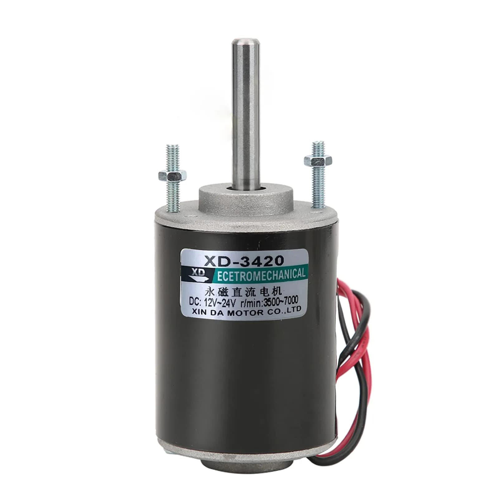 XD-3420 High Torque DC Motor 12 V/24 V | 3500/7000RPM, CW/CCW, DIY Generator thumbnail 8