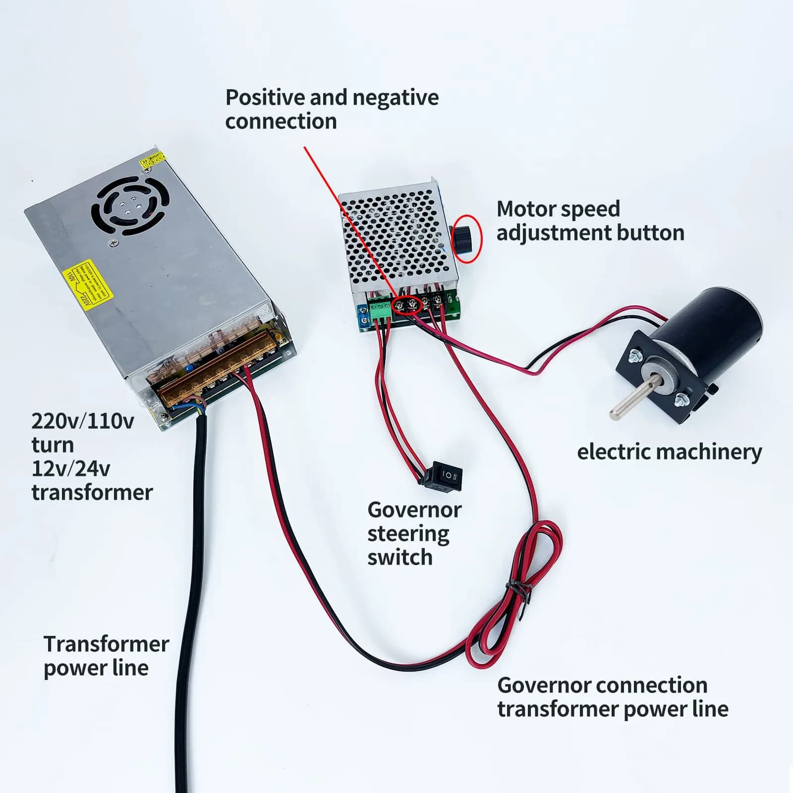 XD-3420 High Torque DC Motor 12 V/24 V | 3500/7000RPM, CW/CCW, DIY Generator thumbnail 4