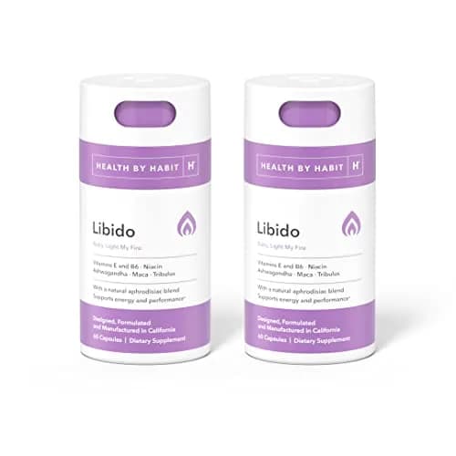 Health By Habit Libido Blend 2 Pack (60 Capsules) | Natural Aphrodisiac with Maca & Ashwagandha thumbnail 1