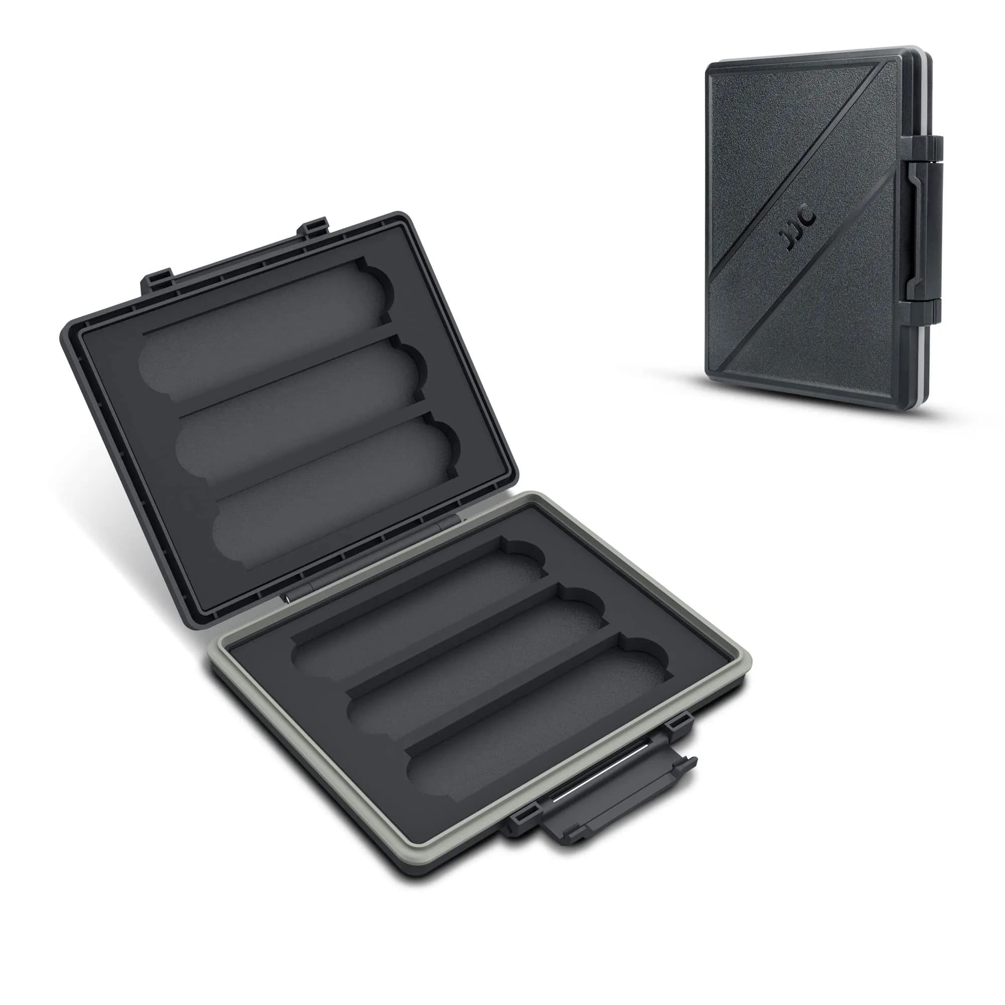 JJC 6-Slot M.2 SSD Storage Case for 6x 2280/2260/2242/2230 NVMe Drives | Water-Resistant & Shockproof - main product image