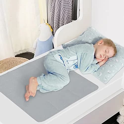 SPRINGSPIRIT Washable Waterproof Bed Pads 34'' x 36'' (2-Pack, Grey) | Absorbent & Non-Slip for Incontinence thumbnail 3