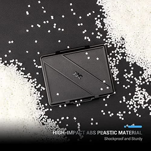 JJC 2-Slot 2.5 inch SSD Hard Drive Case | Water-Resistant & Shockproof Storage Box thumbnail 7