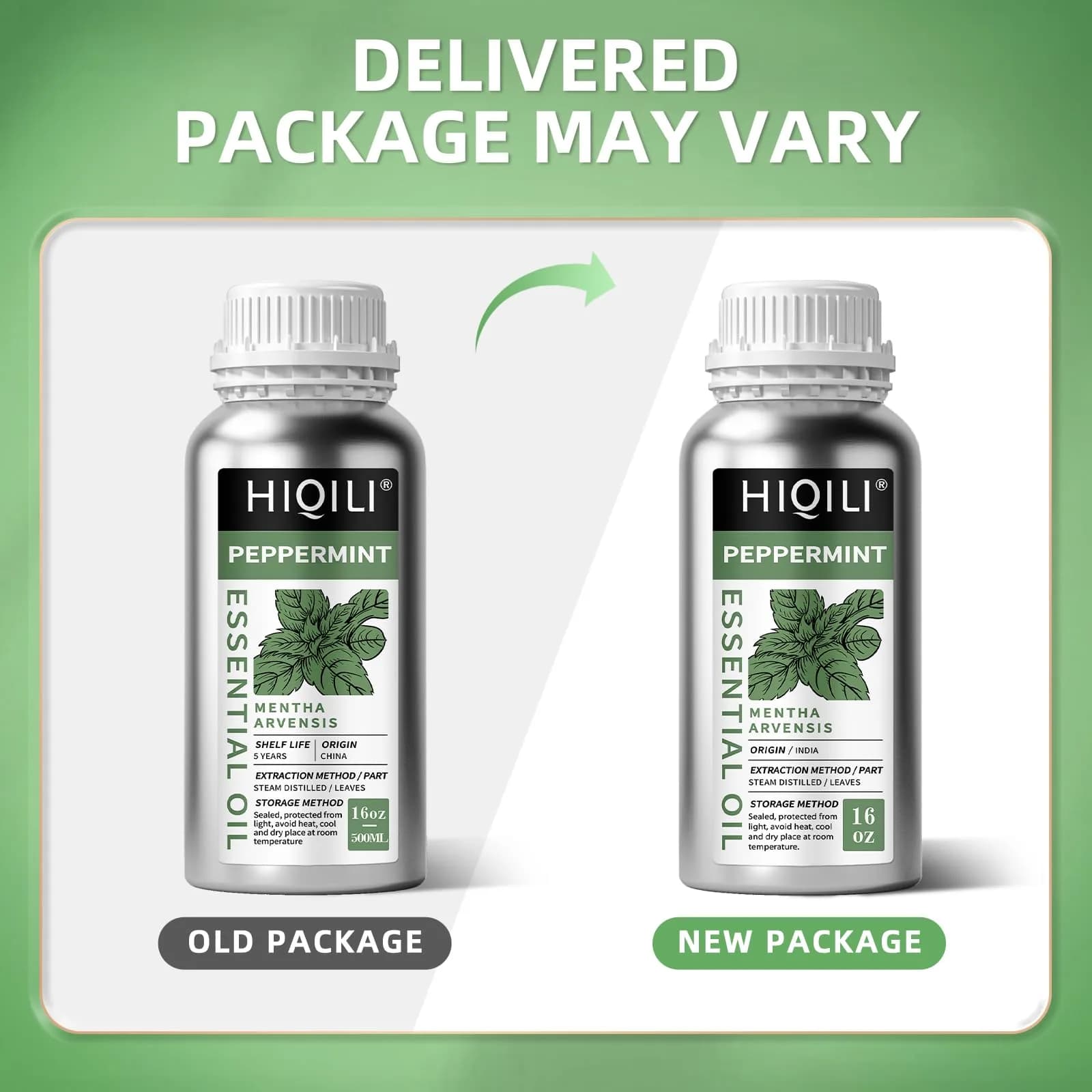 HIQILI Peppermint Essential Oil 473ml (16 Fl Oz) | USA-Sourced for Air Freshening, DIY & Aromatherapy - view 8