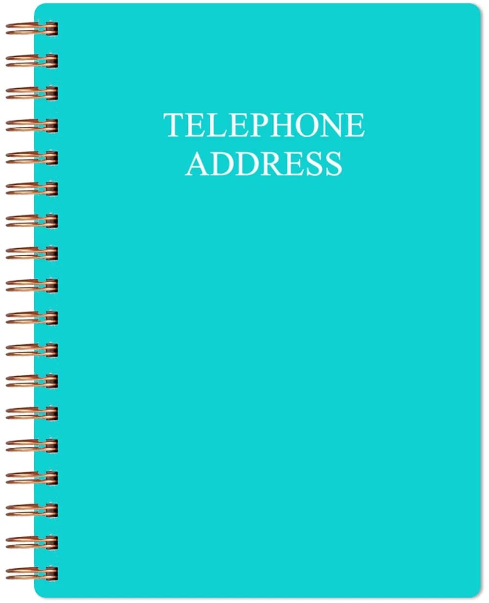 Nokingo Telephone Address & Birthday Book with A-Z Tabs, 5x7 Inch | 120 Pages, Hardcover Organizer - main product image