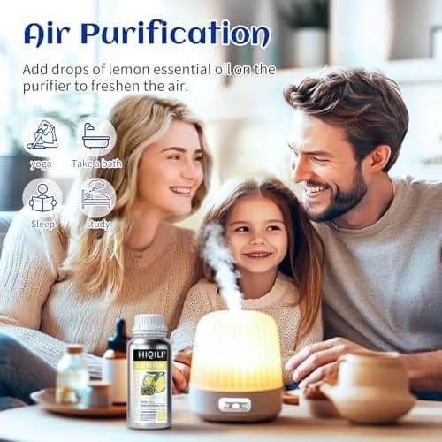 HIQILI Lemon Essential Oil 473ml (16 Fl Oz) | Fresh Citrus Aroma for Cleaning & Aromatherapy thumbnail 9