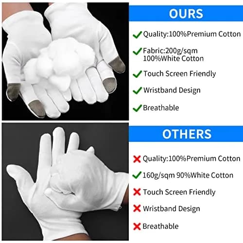 Sibba Moisturizing Gloves & Socks 2 Pairs | Overnight Hand & Foot Hydration for Dry Skin thumbnail 8