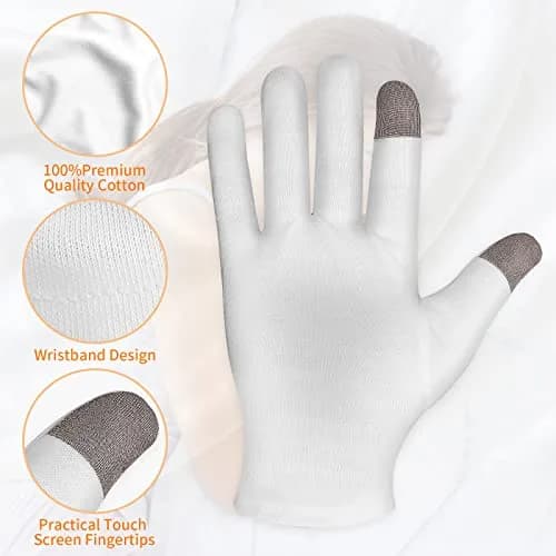 Sibba Moisturizing Gloves & Socks 2 Pairs | Overnight Hand & Foot Hydration for Dry Skin thumbnail 3
