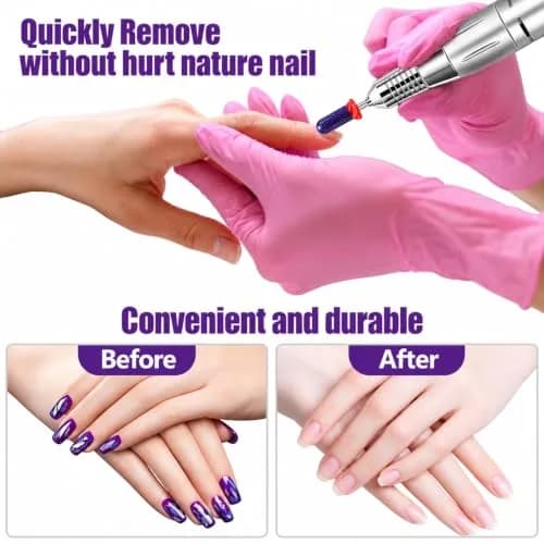 Depvko 3Pcs Carbide Nail Drill Bits | 5-in-1 & Cone Shape for Nail Art (70-120c) thumbnail 4