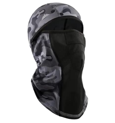 Tough Headwear Balaclava Ski Mask - Winter Face Cover for Men & Women - Gray Camo | Cold Weather Snow Gear thumbnail 1