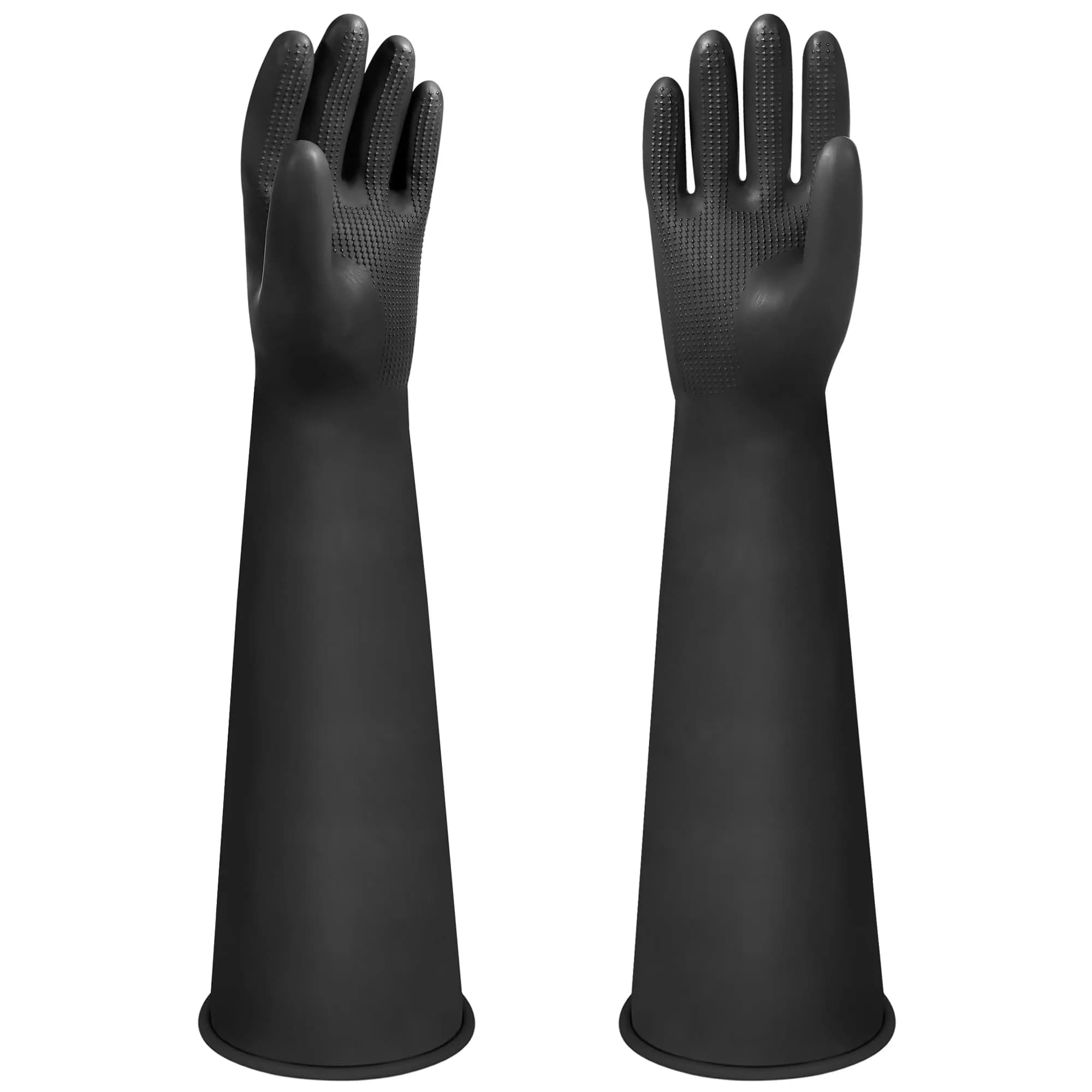 Nobgum 24 Inch Chemical Resistant Gloves | Heavy Duty Rubber Protection for Lab & Industrial Use - main product image