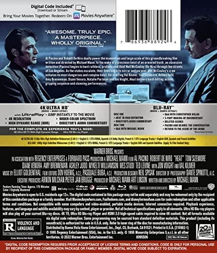 Disney Heat Collector's Edition Blu-ray | 120 Min Runtime thumbnail 2