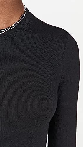 Splits59 Louise Rib Long Sleeve Shirt | Fitted Black Women's Top with Thumbholes (Small) thumbnail 6