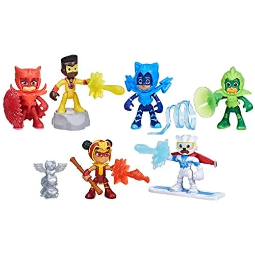 PJ Masks Power Heroes Meet The Power Heroes Figure Set with 6 Figures and 14 Accessories | Preschool Toys for Kids 3 Years and Up thumbnail 2