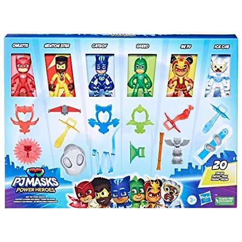 PJ Masks Power Heroes Meet The Power Heroes Figure Set with 6 Figures and 14 Accessories | Preschool Toys for Kids 3 Years and Up thumbnail 3