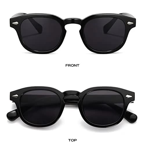 Gtand Unisex Vintage Retro Round Style Tinted Sunglasses 46mm | UV400 Protection & Classic Design thumbnail 3