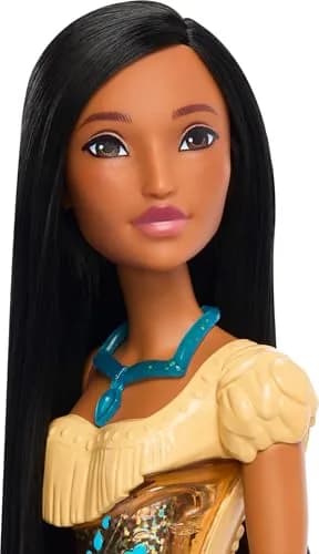 Mattel Disney Princess Pocahontas Fashion Doll in Signature Look | 11-inch, Posable, Signature Outfit thumbnail 5