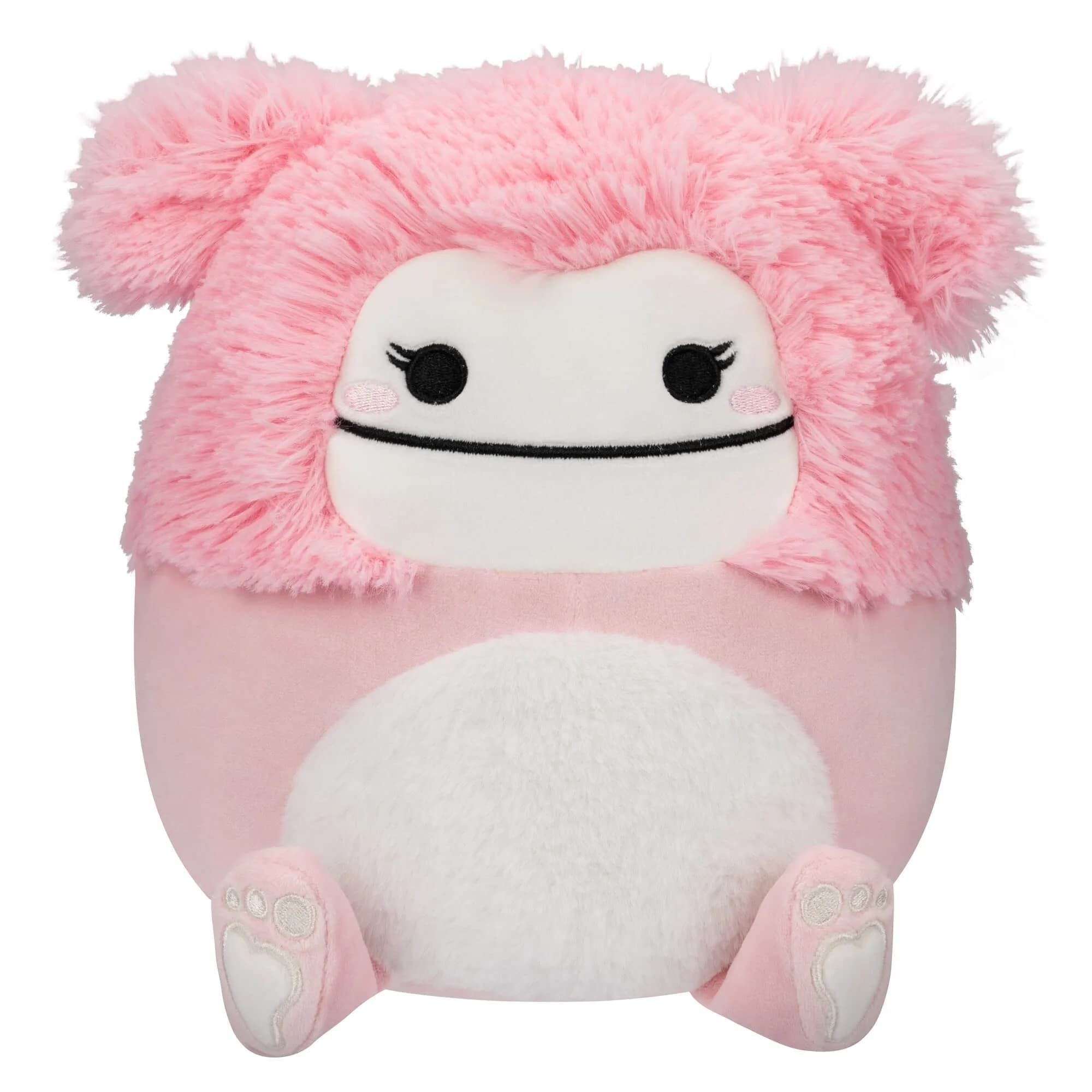 Squishmallows 8-Inch Brina Pink Bigfoot Plush | Ultrasoft Official Kelly Toy — Pink Bigfoot