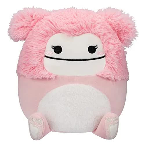 Squishmallows 8-Inch Brina Pink Bigfoot Plush | Ultrasoft Official Kelly Toy thumbnail 1