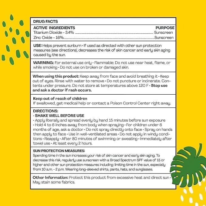 Hello Bello Kids Mineral Sunscreen Spray SPF 50 - Hypoallergenic, Reef Friendly, Water Resistant, 148ml (5 oz) | Non-Greasy Protection - view 5