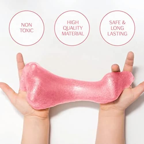 Goody Putty Pink Set of 6 Tins | Color-Changing, Glow & Glitter Sensory Toy for Kids 177ml (6oz) thumbnail 8