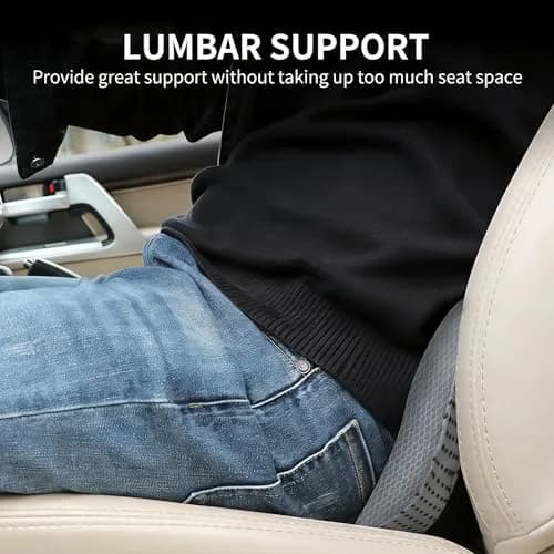 Livtribe Ergonomic Car Seat Cushion with Memory Foam | 43.4cm (17.1" L) x 26.7cm (10.5" W) x 8.9cm (3.5" H) thumbnail 4