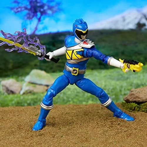 Power Rangers Lightning Collection Dino Charge Blue Ranger 6-inch Action Figure | Premium Poseability for Kids 4+ thumbnail 5