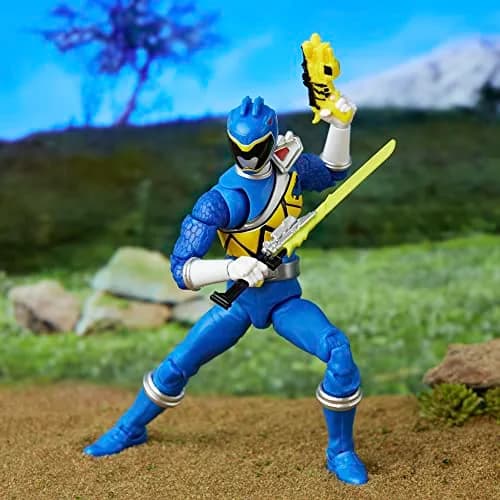 Power Rangers Lightning Collection Dino Charge Blue Ranger 6-inch Action Figure | Premium Poseability for Kids 4+ thumbnail 7