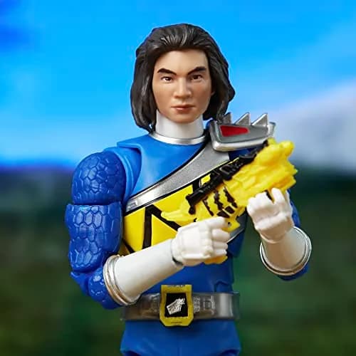 Power Rangers Lightning Collection Dino Charge Blue Ranger 6-inch Action Figure | Premium Poseability for Kids 4+ thumbnail 3