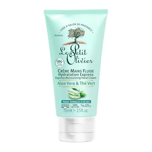 Le Petit Olivier Hand Cream 2.5 Oz | Aloe Vera & Green Tea Moisturizer for Dry & Normal Skin thumbnail 1