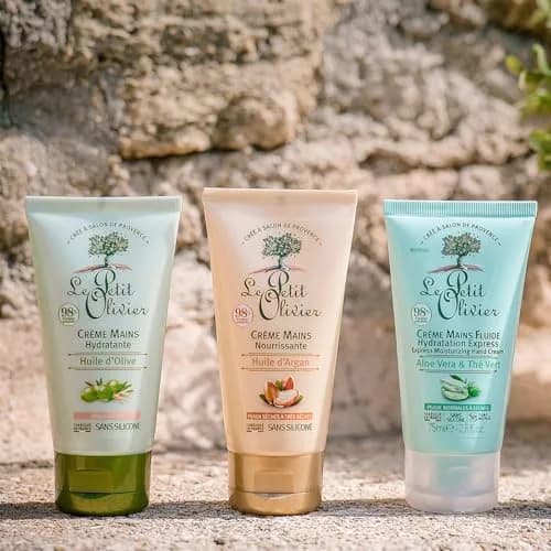 Le Petit Olivier Hand Cream 2.5 Oz | Aloe Vera & Green Tea Moisturizer for Dry & Normal Skin thumbnail 5