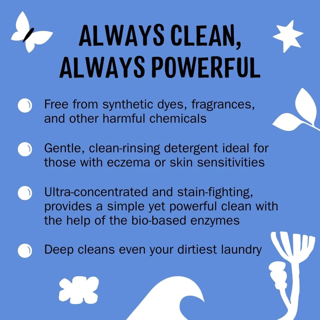 Molly's Suds Liquid Laundry Detergent Ocean Mist Concentrated HE Formula | Simple Ingredients for Sensitive Skin - view 2