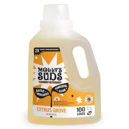 Molly's Suds Liquid Laundry Detergent Citrus Grove 1.56 L (52 Fl Oz) | Hypoallergenic & Sensitive Skin Formula thumbnail 1