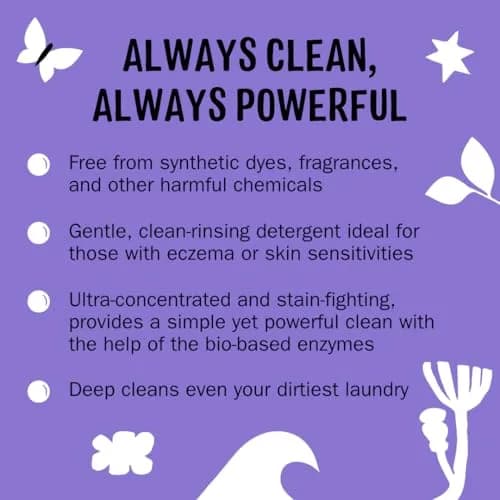 Molly's Suds Liquid Laundry Detergent Lavender 1.54 L (52 Fl Oz) | Gentle, Concentrated Formula for Sensitive Skin thumbnail 2