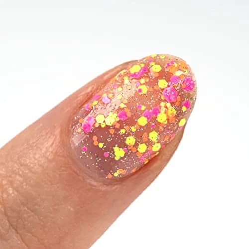 Orly Party Animal Glitter Pop Nail Lacquer 18ml (0.6 Fl Oz) | Holographic Confetti Topper thumbnail 2