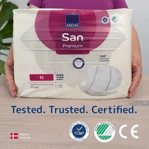 Abena San Premium Incontinence Pads Size 11 | Heavy Absorbency, 21 Count, Breathable & Discreet thumbnail 7